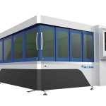 Πίνακας με λεπίδες με μηχανή κοπής λέιζερ 500w με σύστημα οπτικής διαδρομής